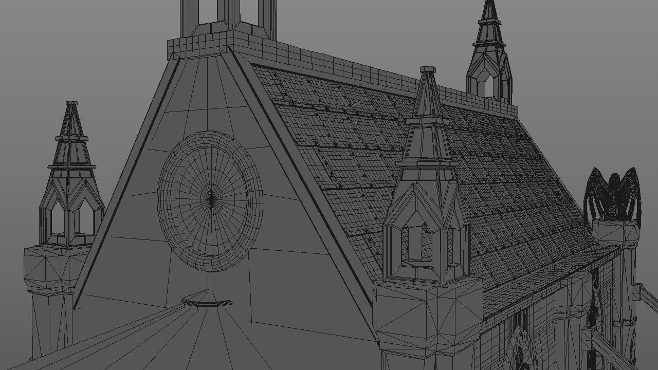 Mittelalterliche Kapelle - Medieval Church 3D model_16