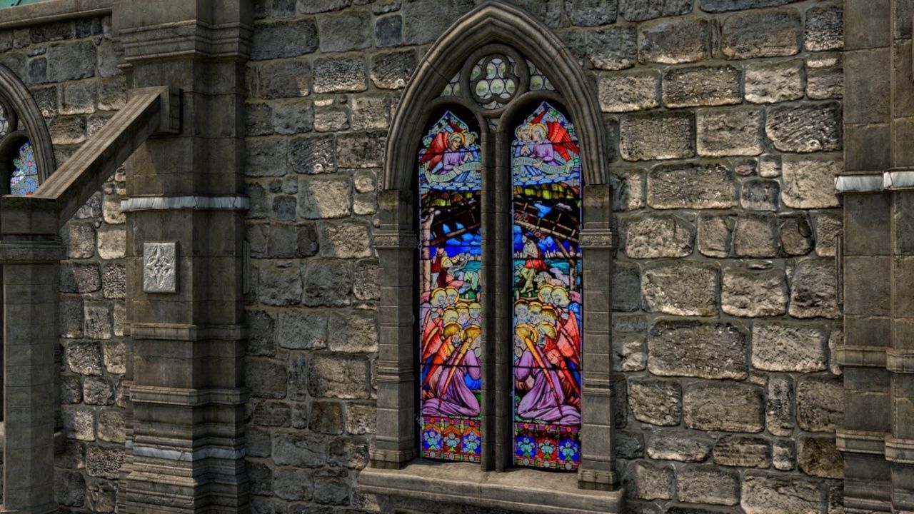 Mittelalterliche Kapelle - Medieval Church 3D model_5