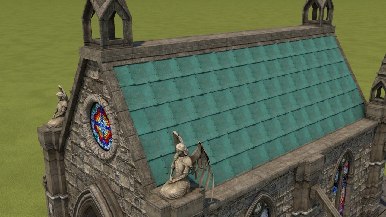 Mittelalterliche Kapelle - Medieval Church 3D model_6