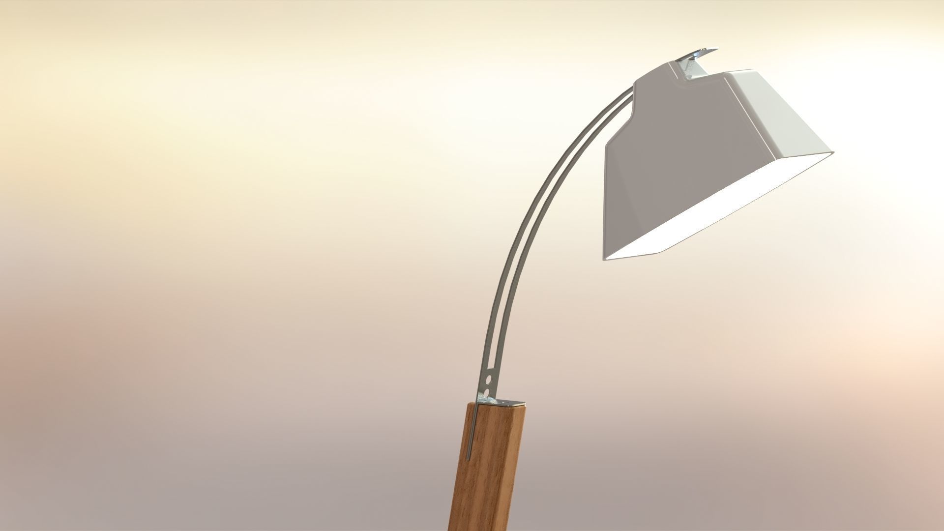 READING LAMP 3D print model_4