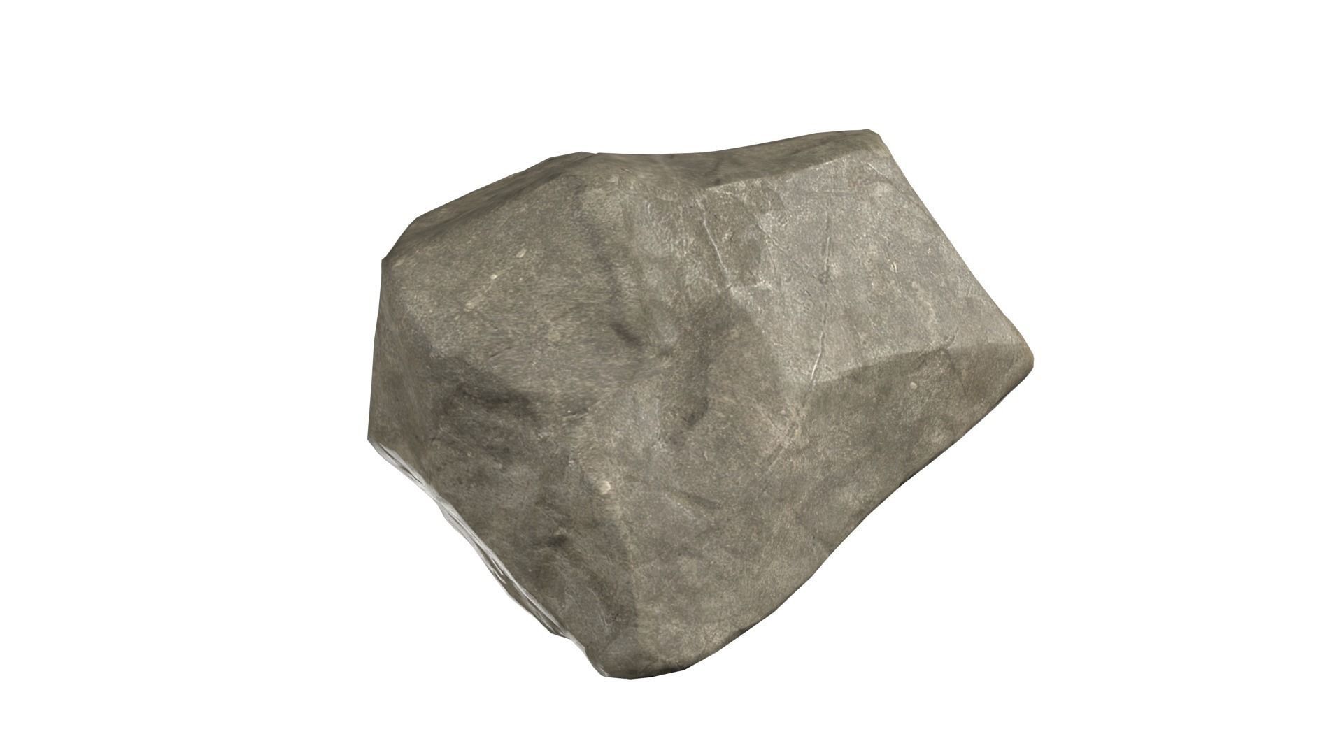 Rock 004 Low-poly 3D model_1