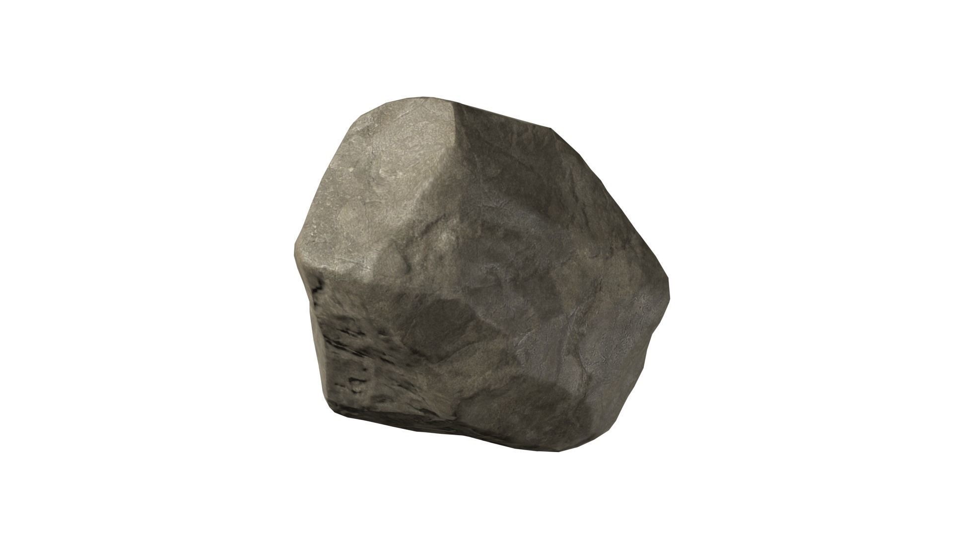 Rock 004 Low-poly 3D model_2