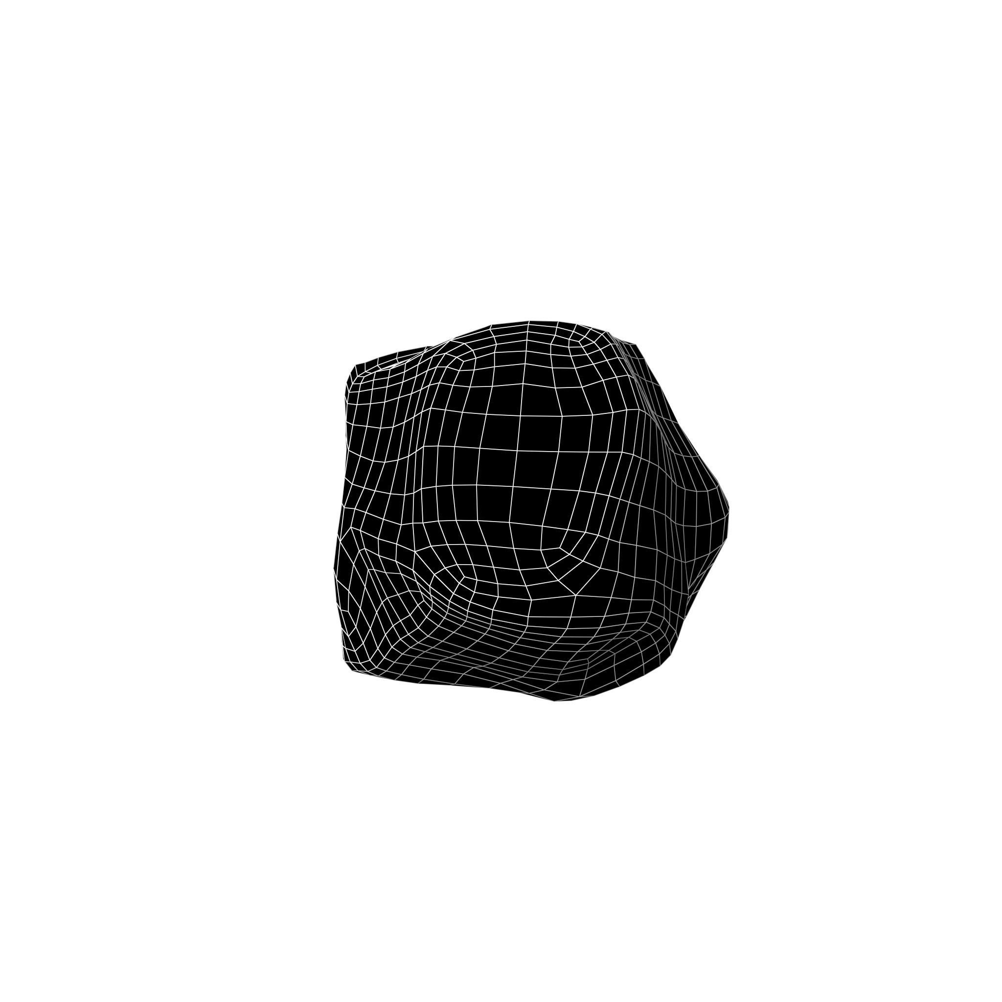 Rock 006 Low-poly 3D model_4