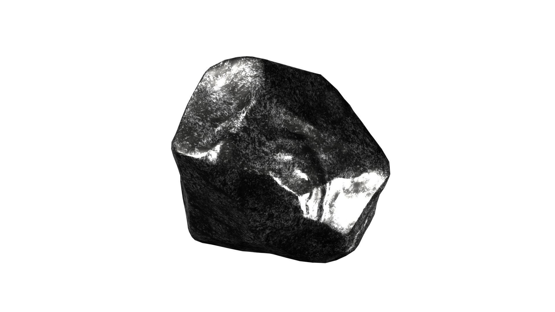 Rock 007 Low-poly 3D model_2