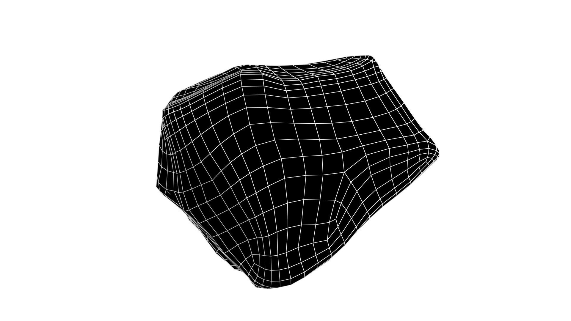 Rock 007 Low-poly 3D model_5