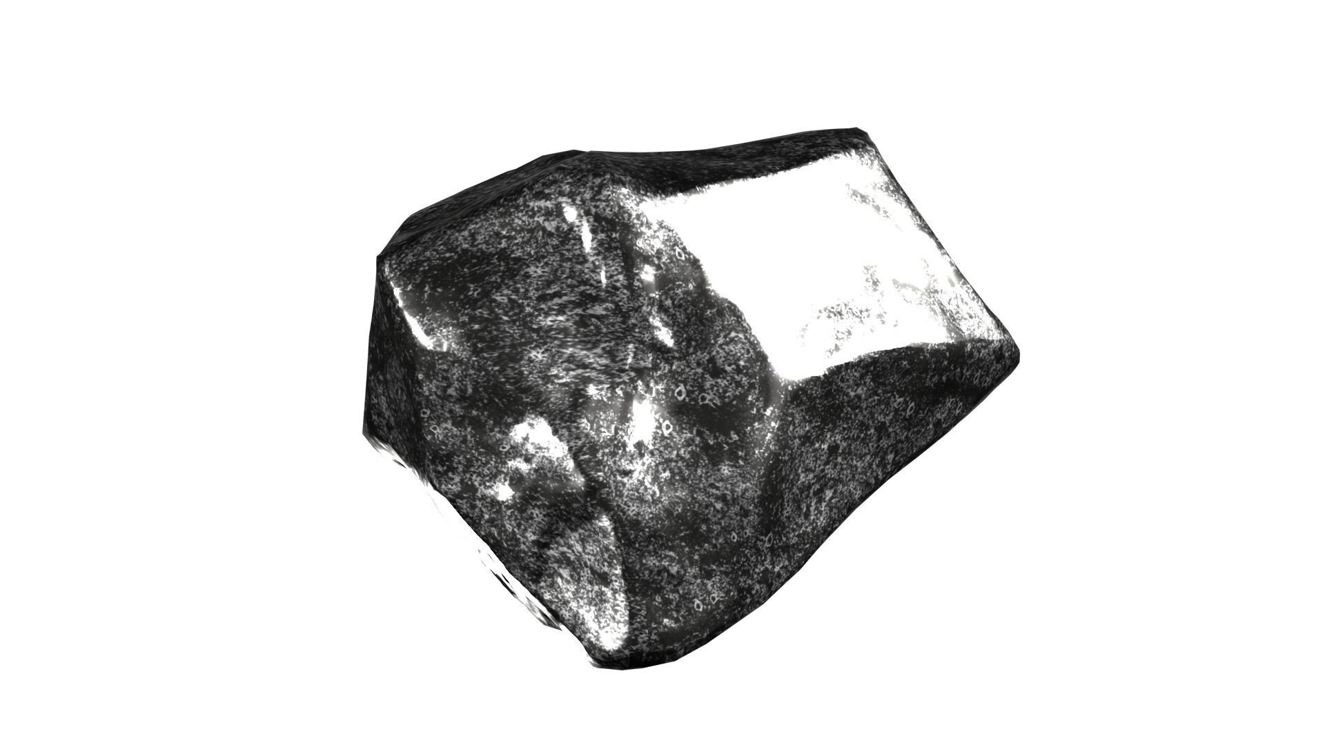 Rock 007 Low-poly 3D model_1