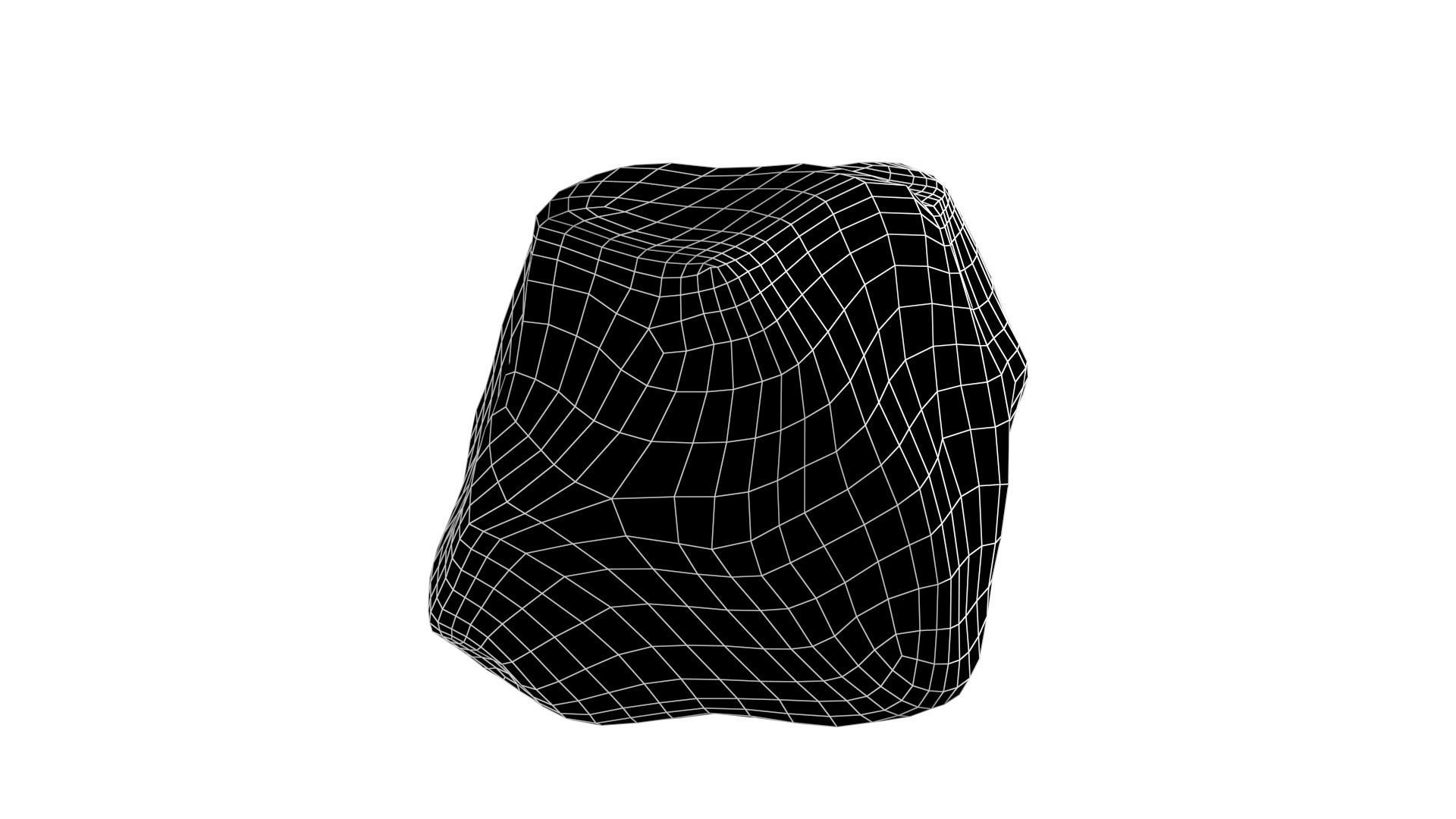 Rock 007 Low-poly 3D model_7