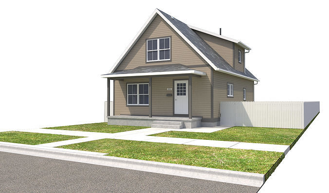 House-077 3D model 2