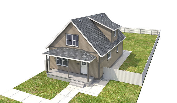 House-077 3D model 6