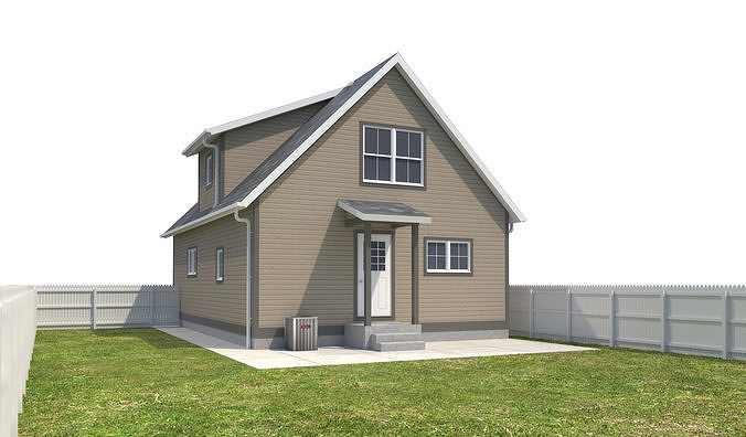 House-077 3D model 4