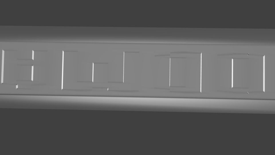 Cresent Wrench with material Low-poly 3D model_2