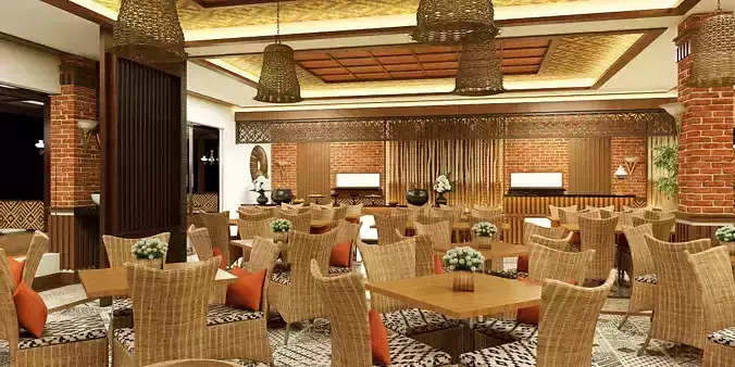 Traditional Restaurant Sundanese Ethnic