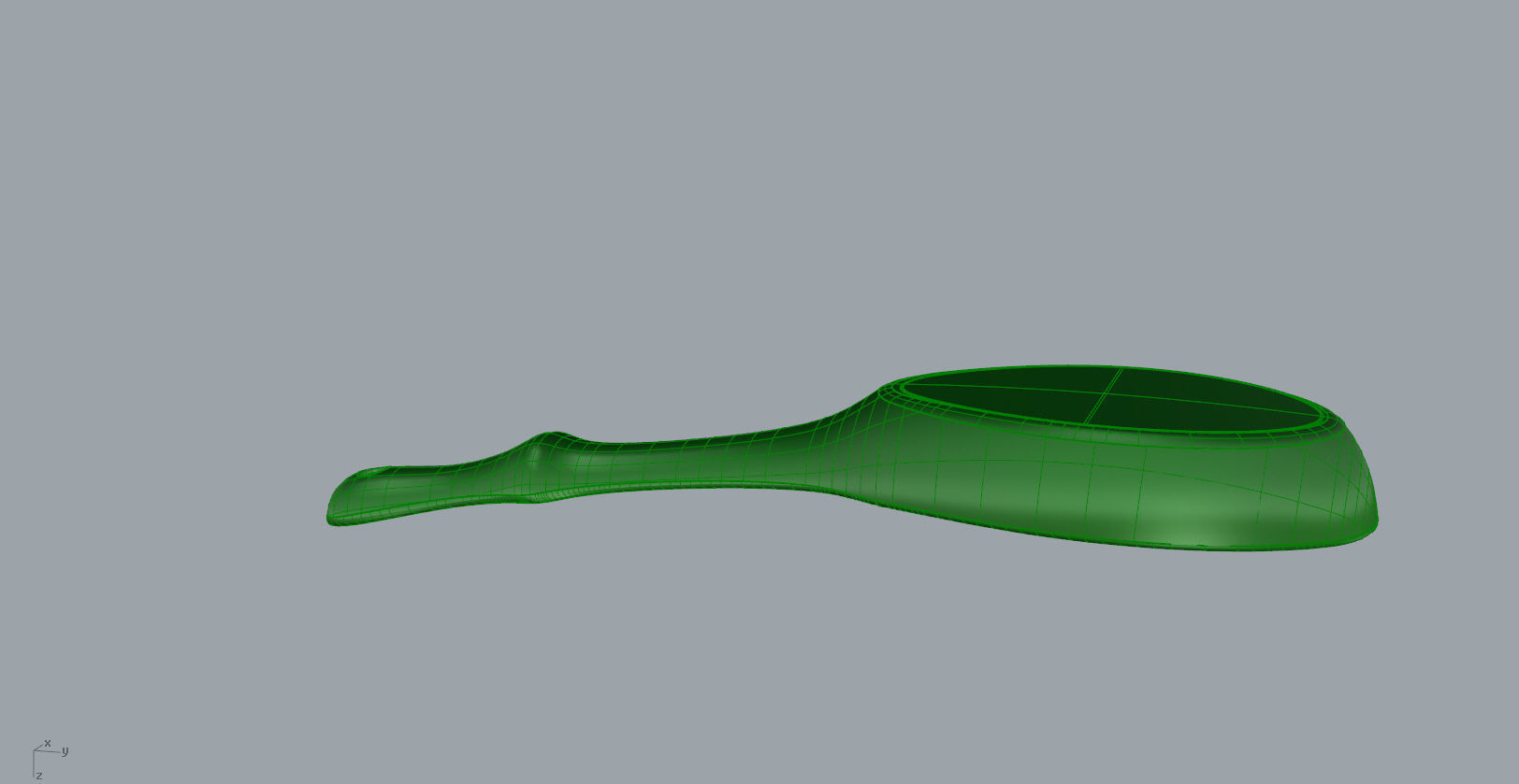 Bamboo Soup spoon 3D model 3D print model_7