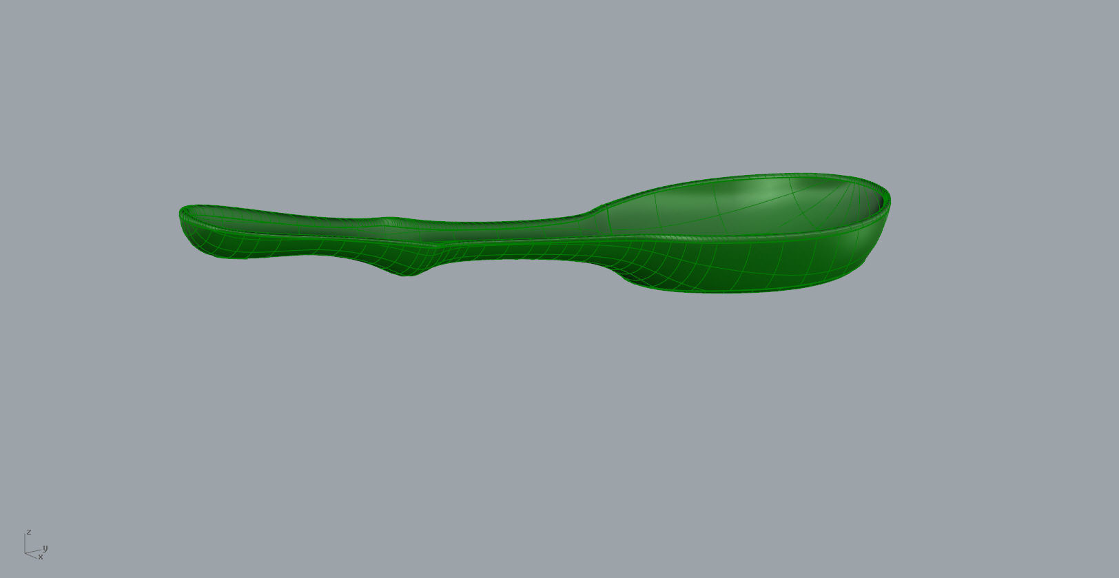 Bamboo Soup spoon 3D model 3D print model_4