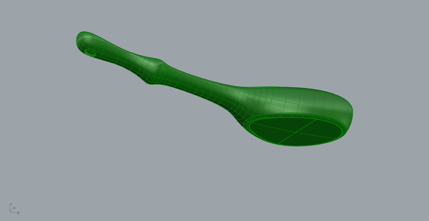 Bamboo Soup spoon 3D model 3D print model_5