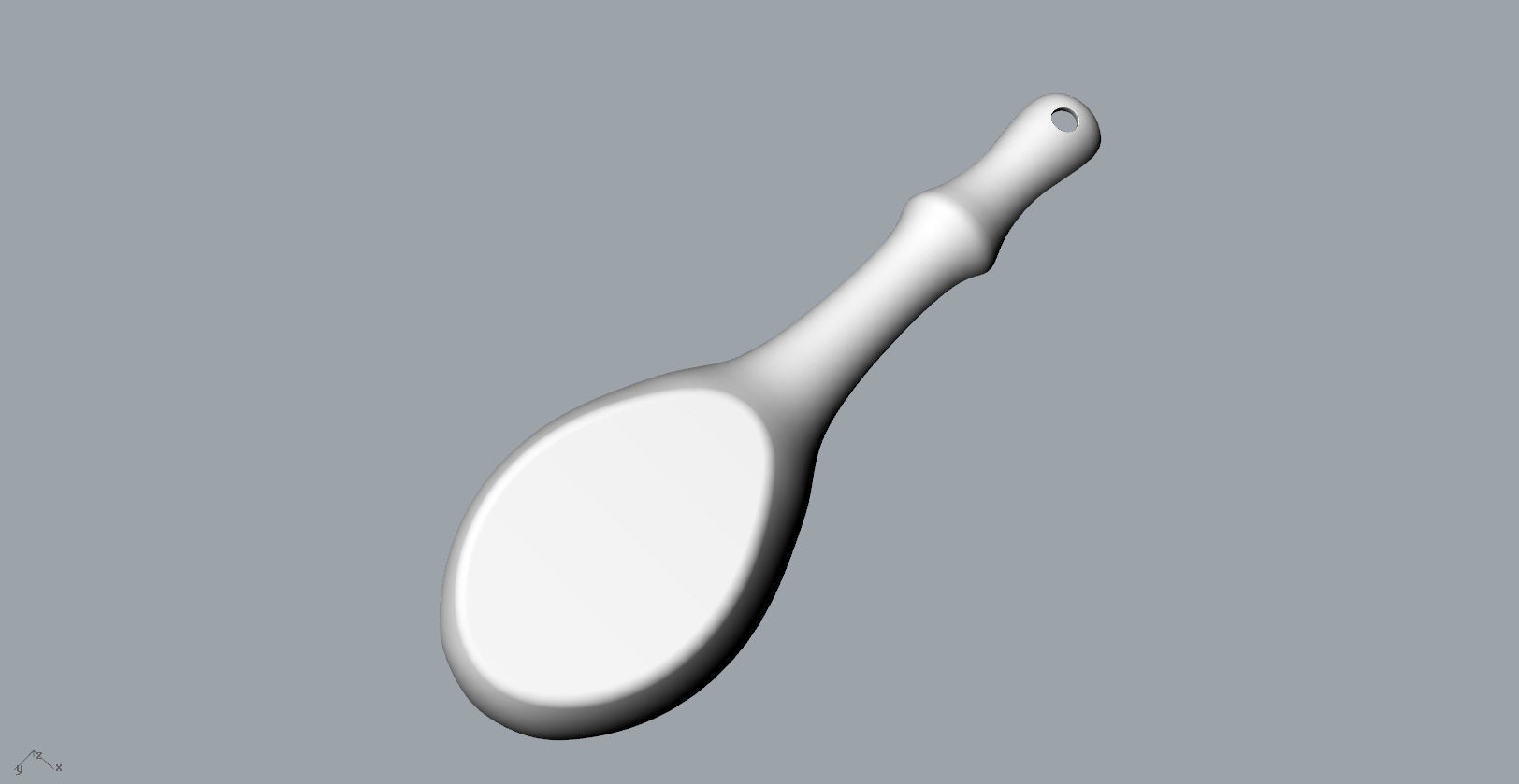 Bamboo Soup spoon 3D model 3D print model_20