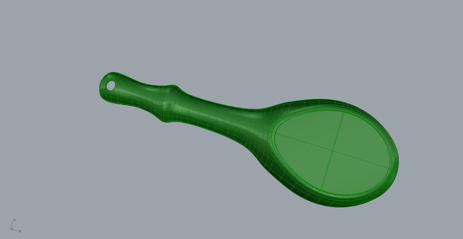 Bamboo Soup spoon 3D model 3D print model_6