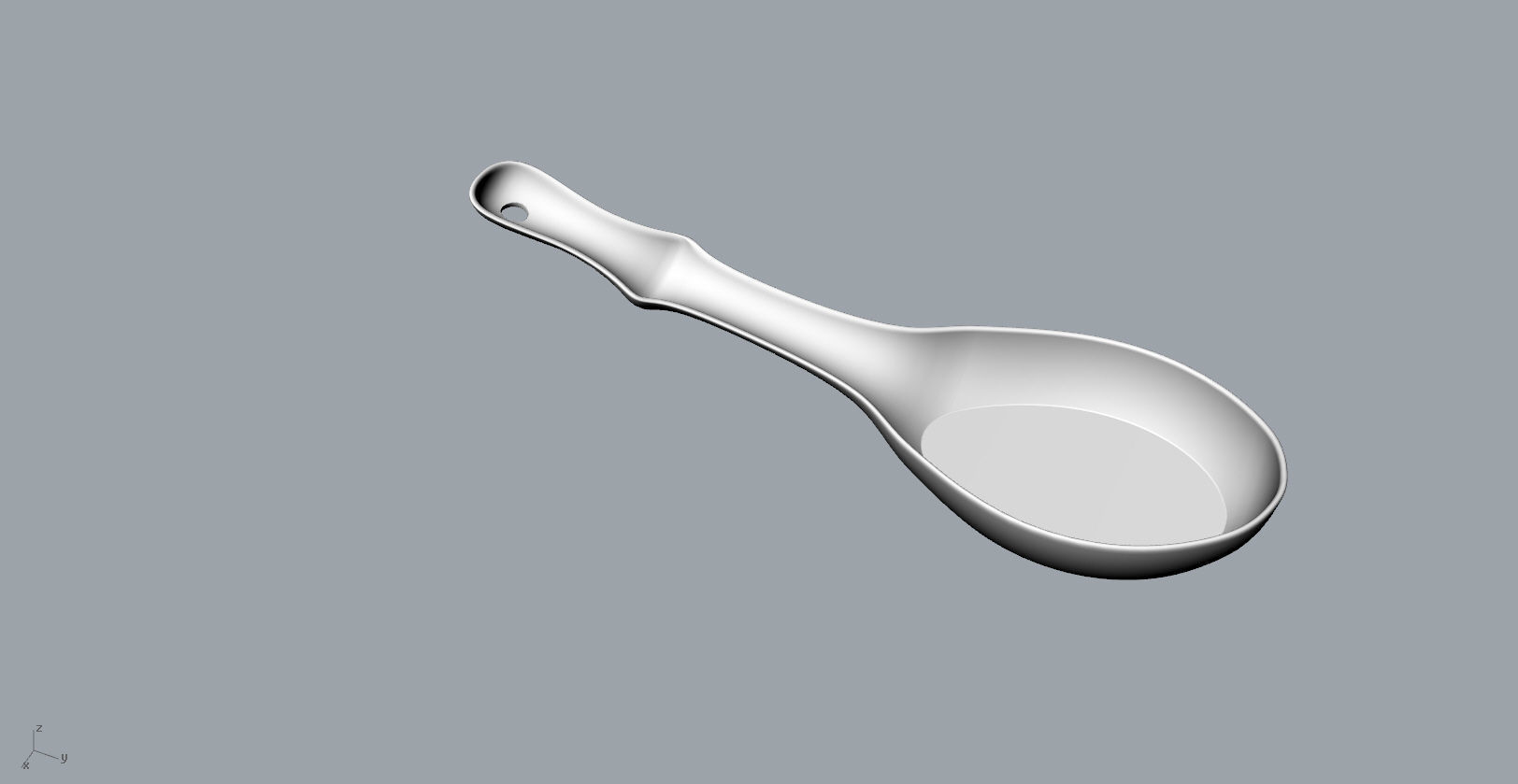 Bamboo Soup spoon 3D model 3D print model_12