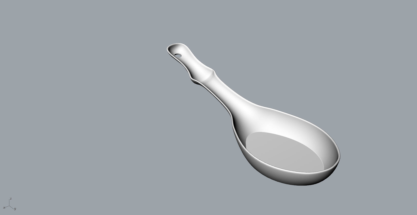 Bamboo Soup spoon 3D model 3D print model_15