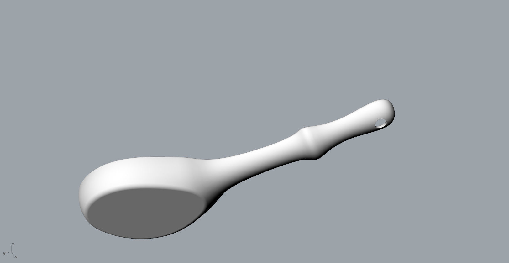 Bamboo Soup spoon 3D model 3D print model_19