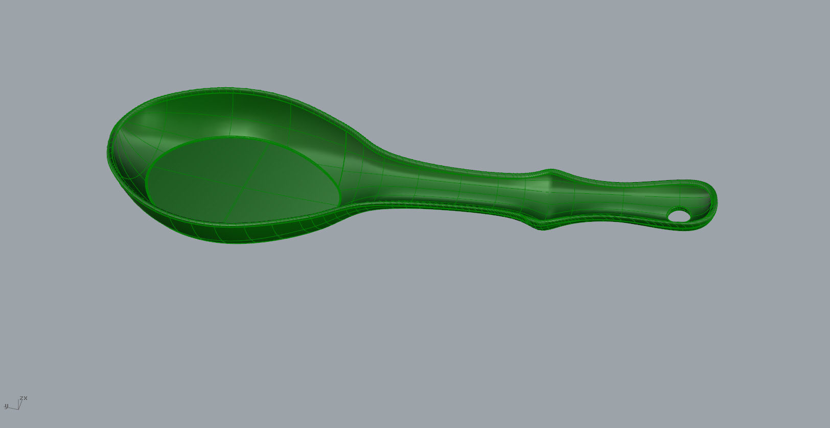 Bamboo Soup spoon 3D model 3D print model_21