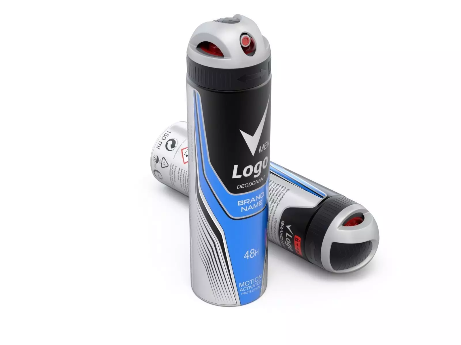 Deodorant Can 3D model_0