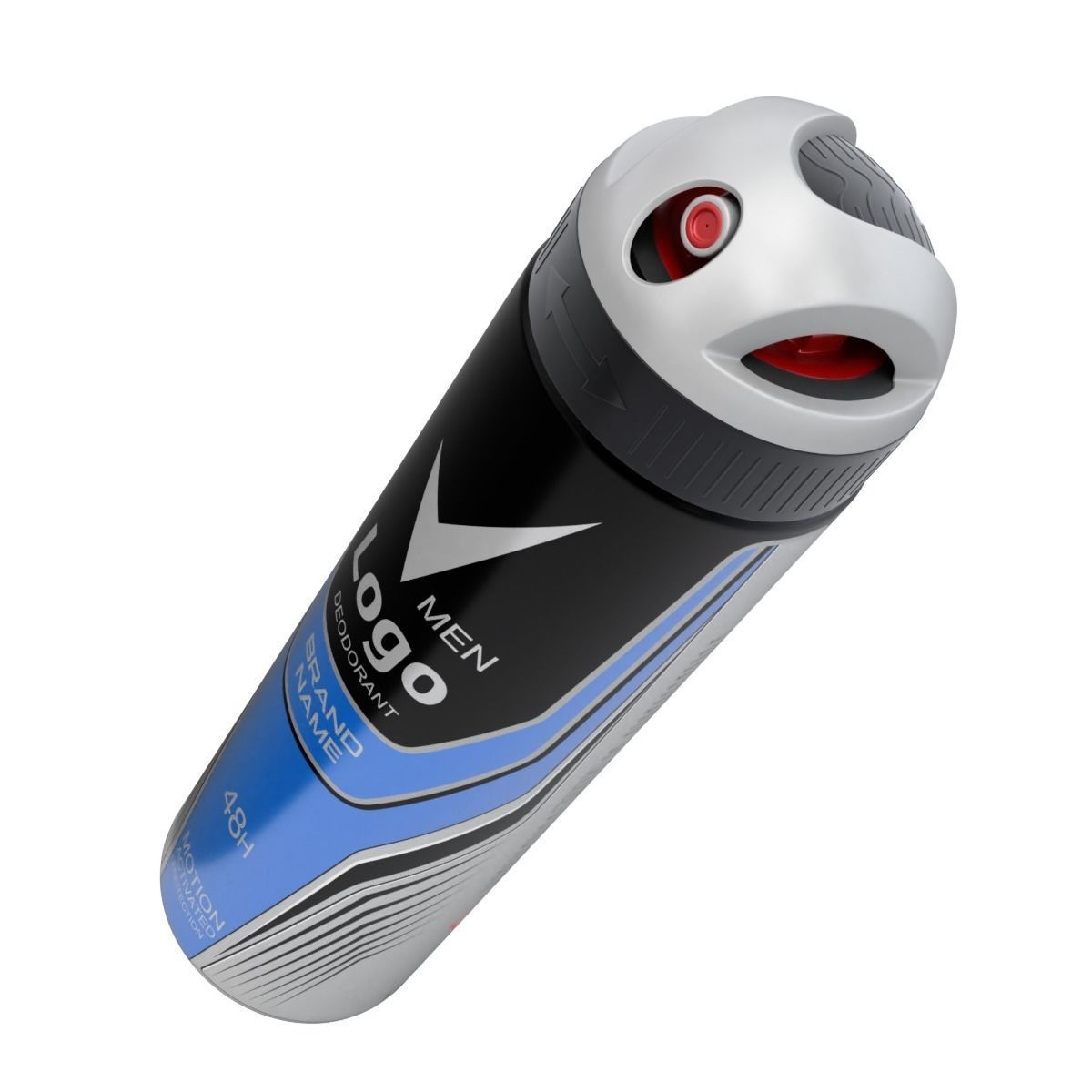 Deodorant Can 3D model_2