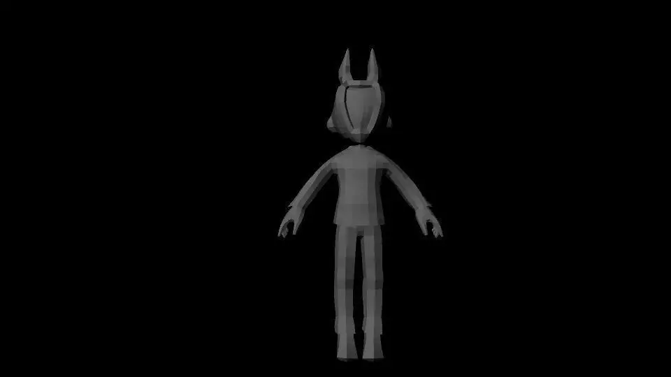 Robot humanoid 3D model_0