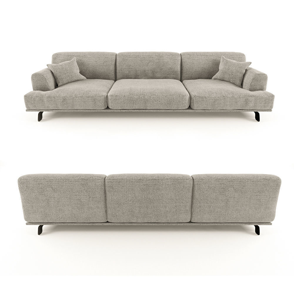 Modular sofa Tribeca 3D model_0