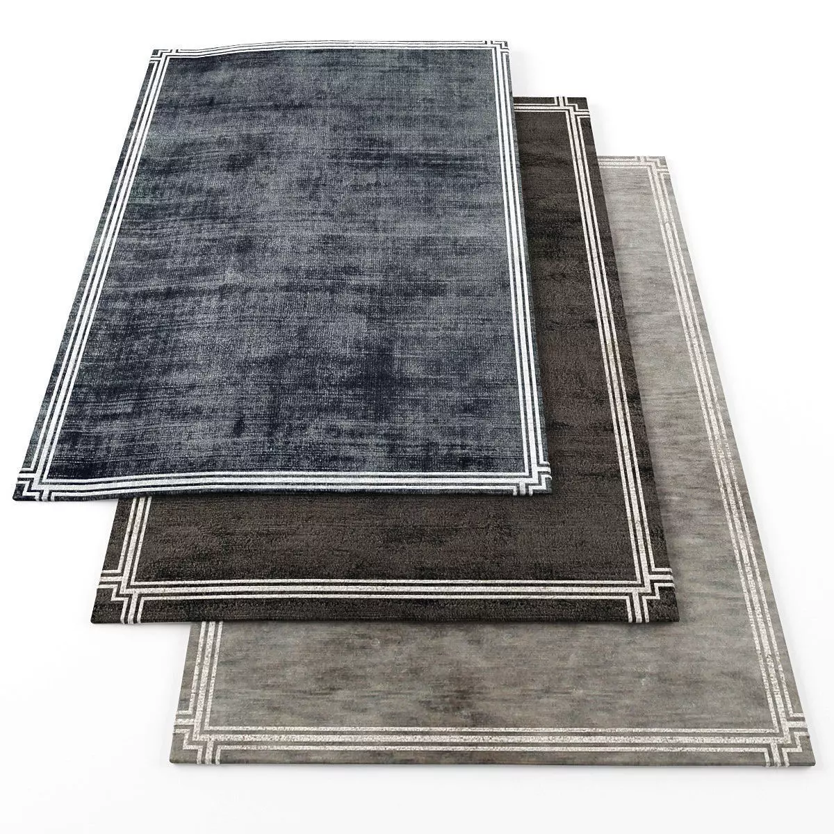Sirecom Deco Rugs1 Low-poly 3D model_0