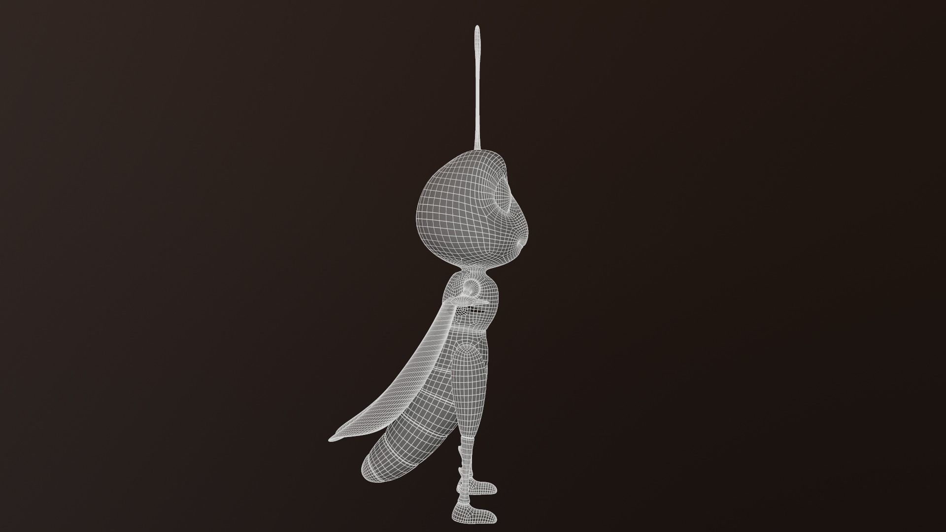 Asset - Cartoons - Character - Locust - Hight Poly - Rig Low-poly 3D model_9