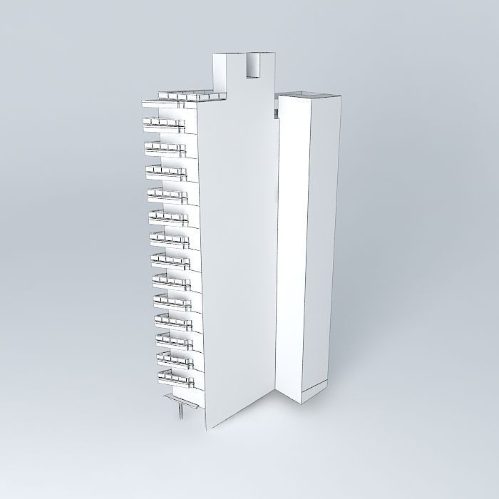 Building Av Belgrano 901 Free 3D model_4