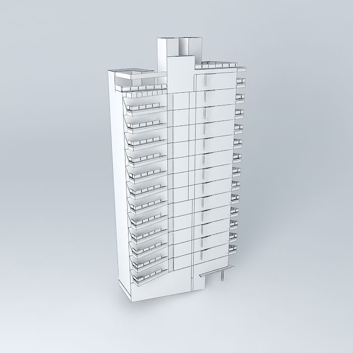 Building Av Belgrano 901 Free 3D model_3