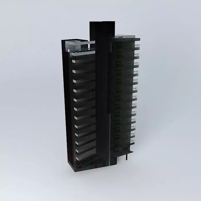 Building Av Belgrano 901 Free 3D model_0