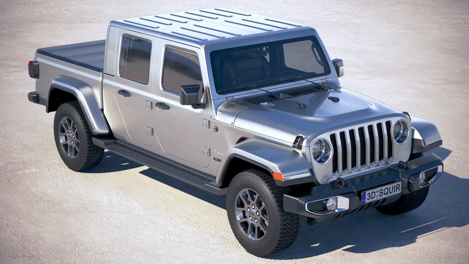 Jeep Gladiator 2020 3D model_13