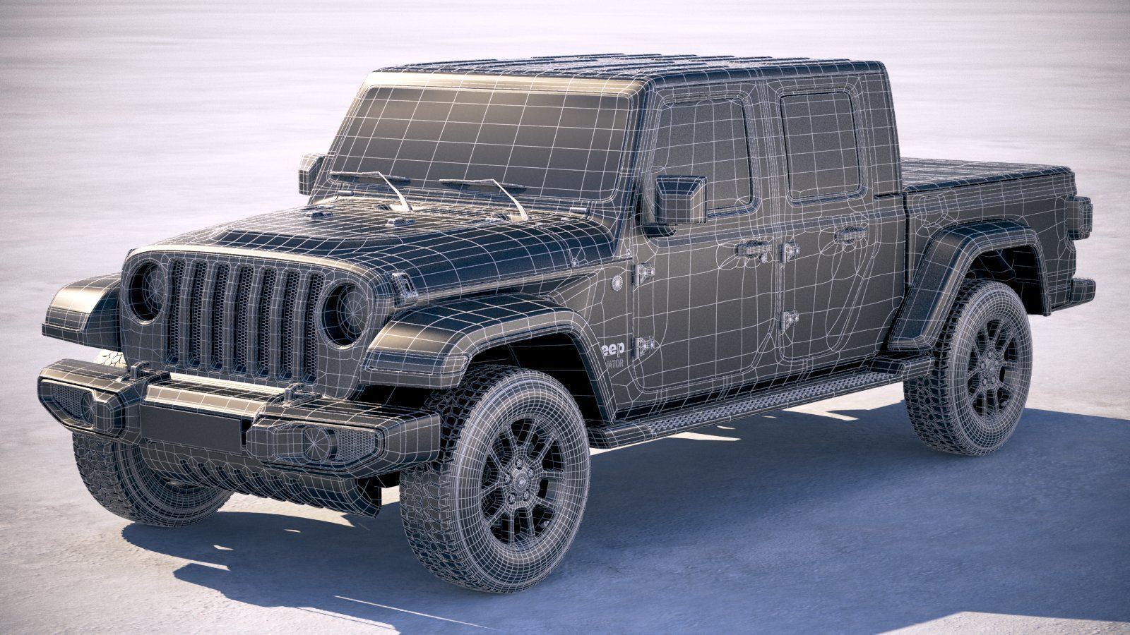 Jeep Gladiator 2020 3D model_28