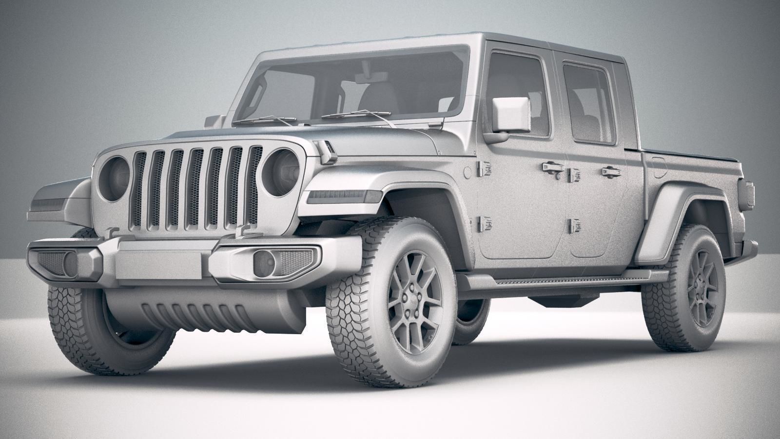 Jeep Gladiator 2020 3D model_24