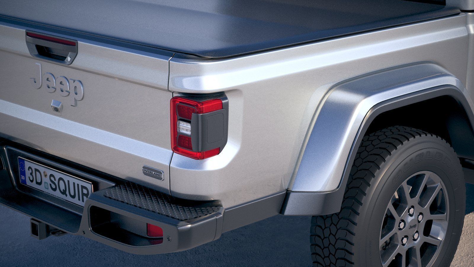 Jeep Gladiator 2020 3D model_5