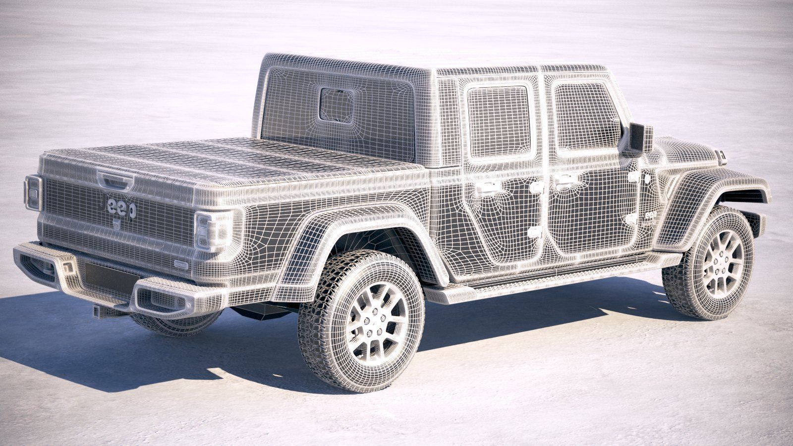 Jeep Gladiator 2020 3D model_27