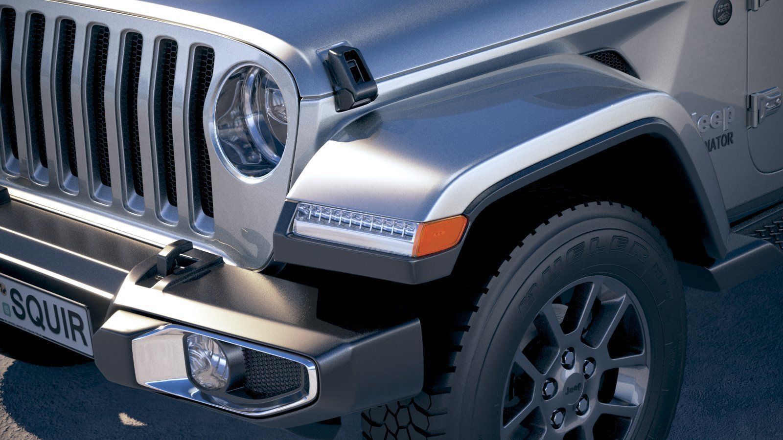 Jeep Gladiator 2020 3D model_4