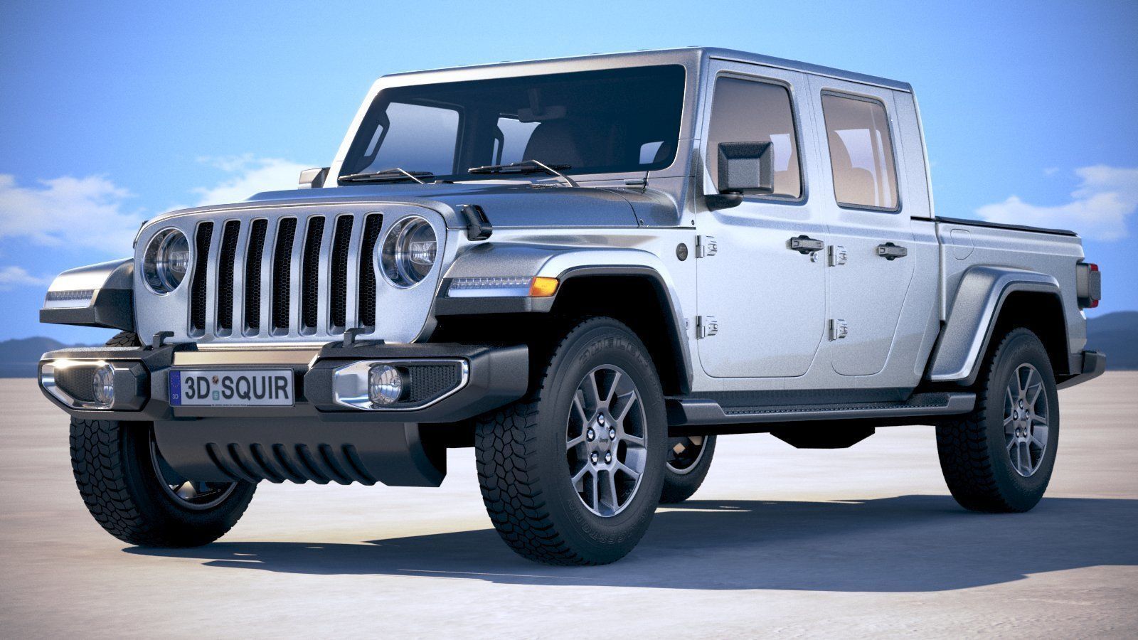 Jeep Gladiator 2020 3D model_14
