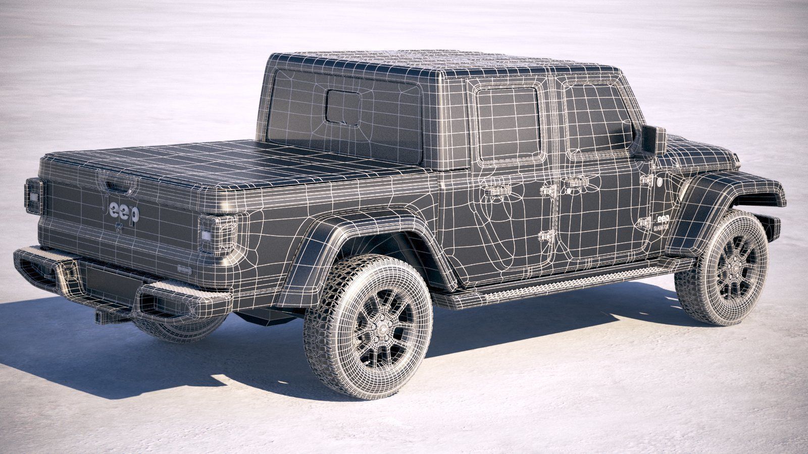 Jeep Gladiator 2020 3D model_29