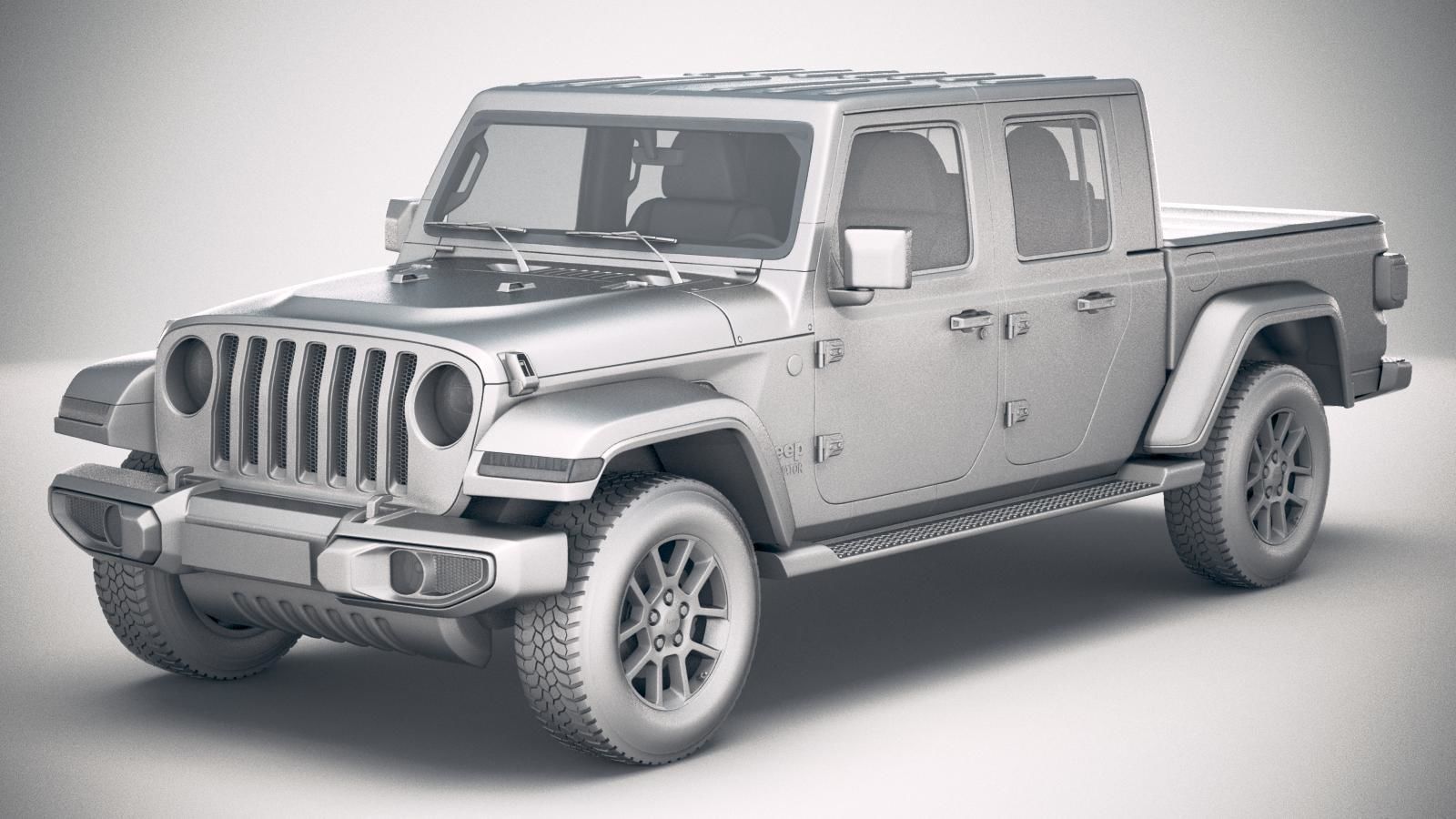 Jeep Gladiator 2020 3D model_19