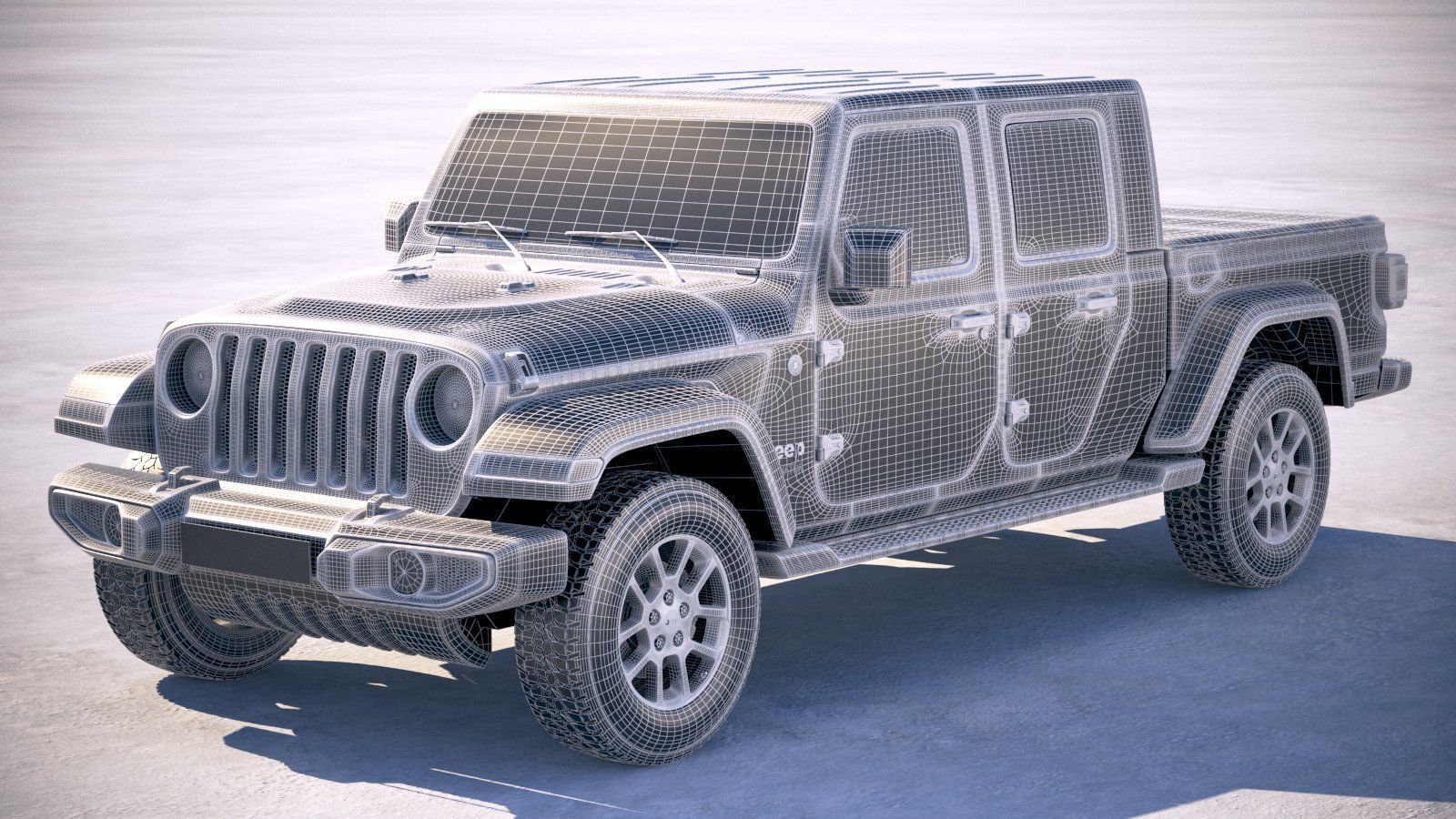 Jeep Gladiator 2020 3D model_26