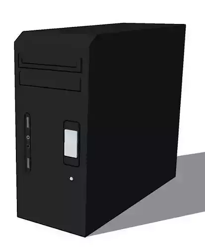 system unit 3D model