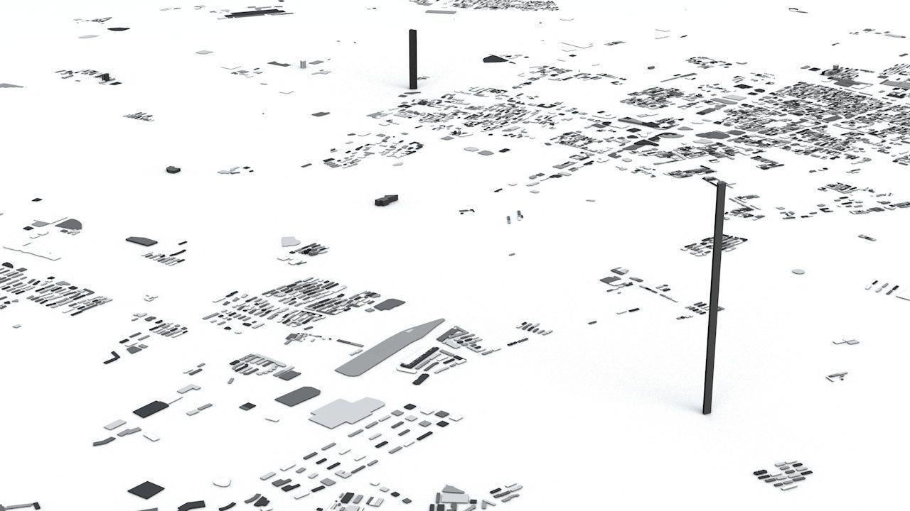 Nanjing Streets and Buildings 3D model_4