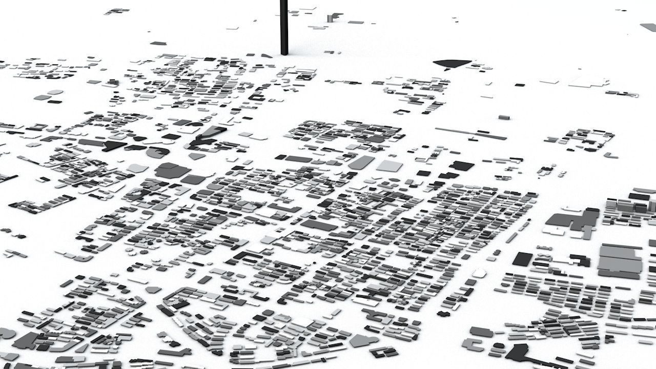 Nanjing Streets and Buildings 3D model_1