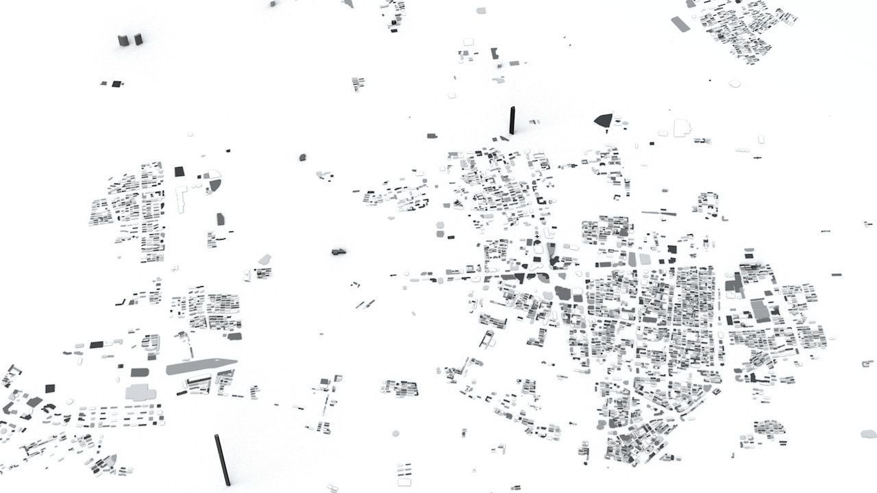 Nanjing Streets and Buildings 3D model_3