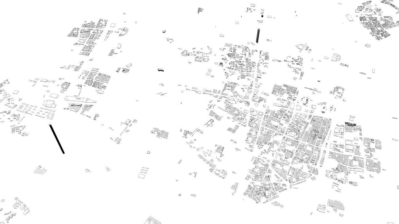 Nanjing Streets and Buildings 3D model_9