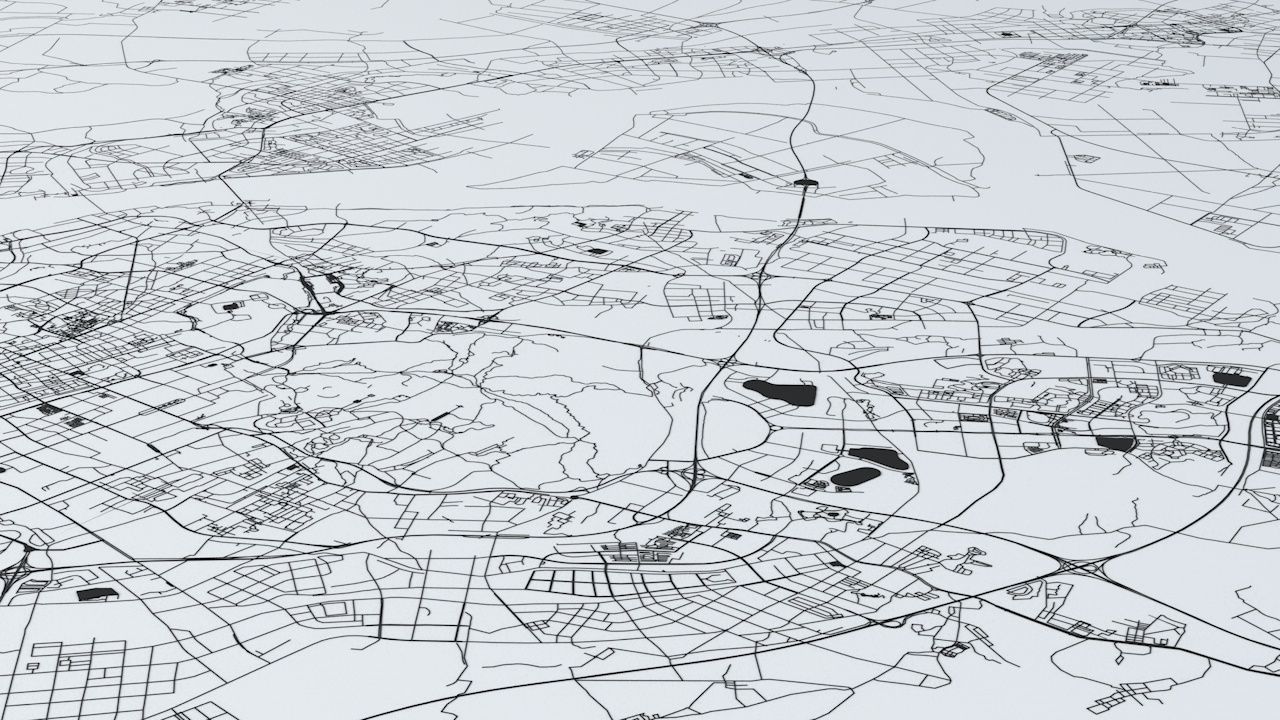 Nanjing Road Network and Streets 3D model_2